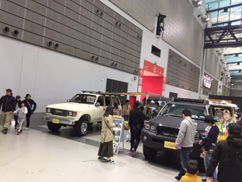 東北フィッシングショー最終日🎣　プロアングラー橋本さんのランクル２００も展示しましたよ～🚙💨